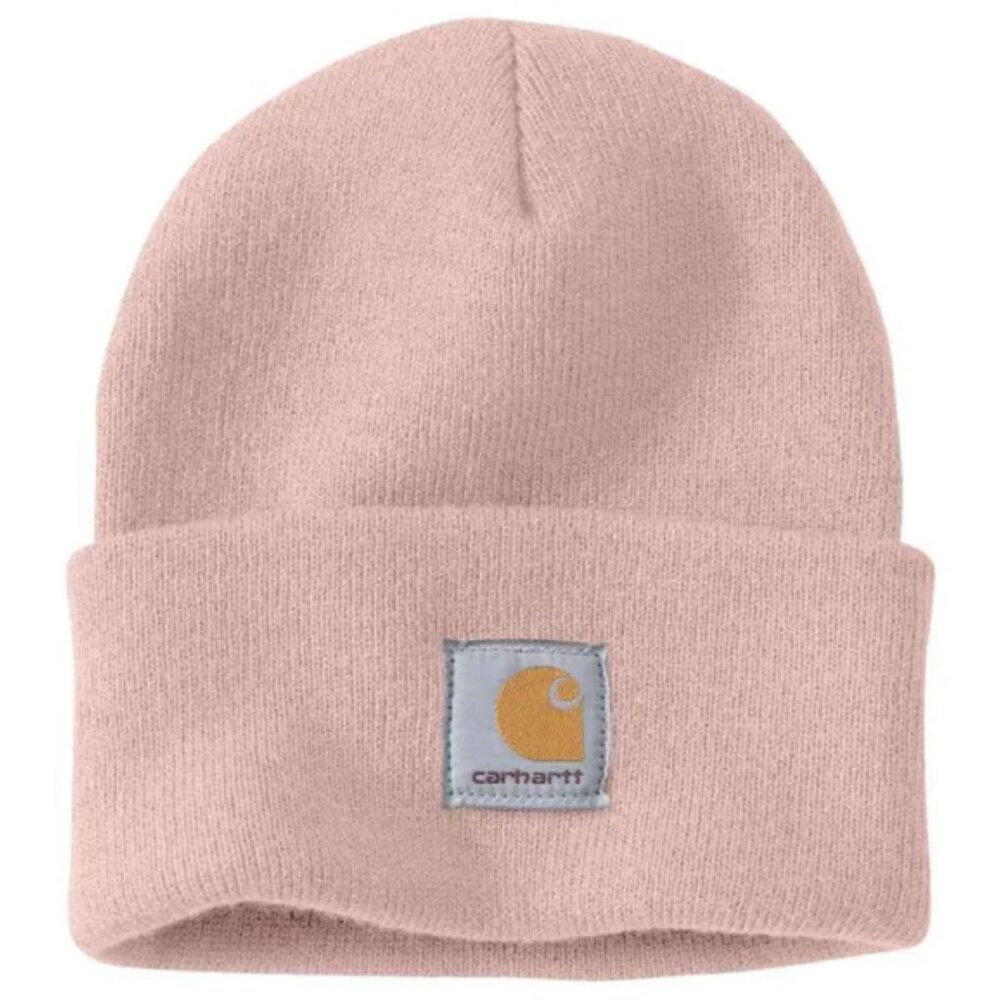 Carhartt Knit Cuffed Beanie. Color Ash Rose